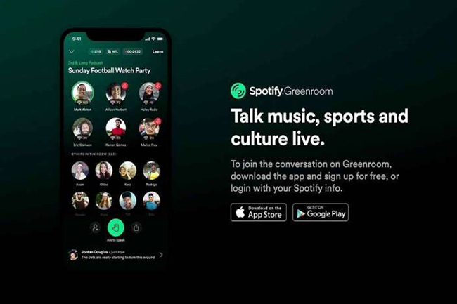 Spotify Greenroom presented to users | Adana Stage Media