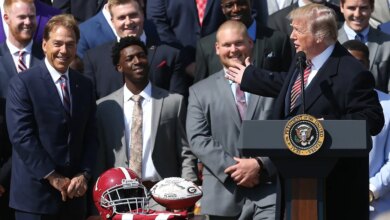 Alabama player ‘pushed the red button’ during Trump White House Visit in 2018