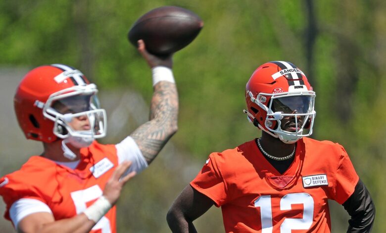 Browns head coach comments on Dillon Gabriel getting first snaps over Shedeur Sanders Browns head coach comments on Dillon Gabriel getting first snaps over Shedeur Sanders
