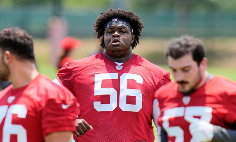 Bucs rookie Desmond Watson coined ‘the tush push terminator’ Bucs rookie Desmond Watson coined ‘the tush push terminator’