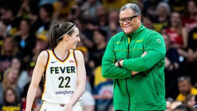 Caitlin Clark receives compliments from Team Brazil head coach