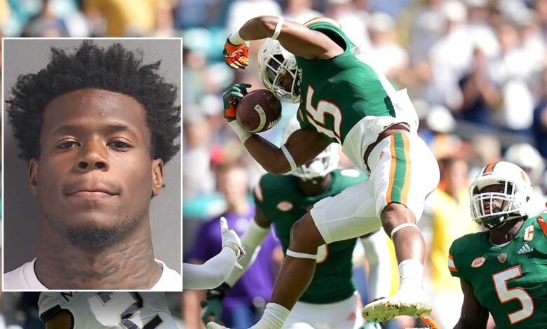 College football player charged with murder after Florida bar fight College football player charged with murder after Florida bar fight