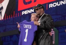 Giants’ Abdul Carter finally picks jersey number