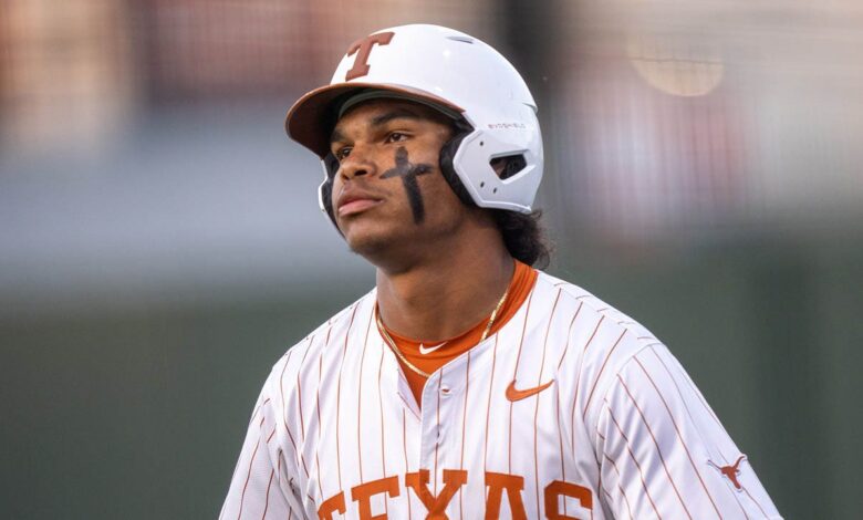 NCAA baseball player’s strong reactions during at-bat scrutinized NCAA baseball player’s strong reactions during at-bat scrutinized