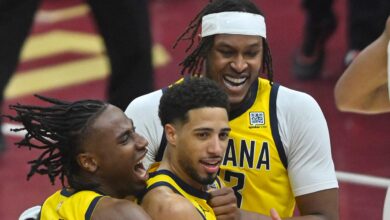 Pacers’ Haliburton makes wild 3 to complete comeback, take 2-0 lead over Cavs