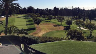 Plane makes emergency landing at Riviera Country Club
