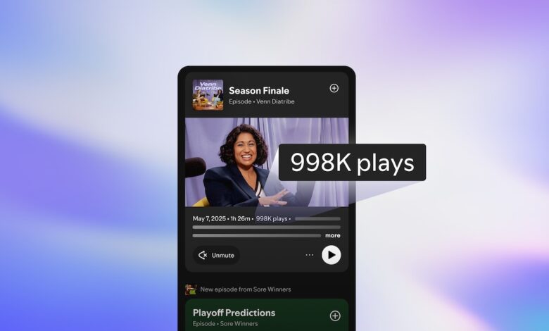 Spotify now shows how many times people listened to podcast episodes Spotify now shows how many times people listened to podcast episodes
