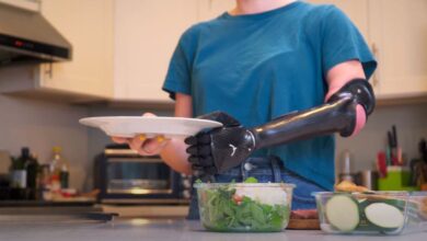 World’s first touch-sensing bionic hand with lightning-fast response