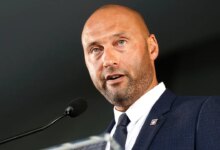 Yankees great Derek Jeter speaks to University of Michigan students